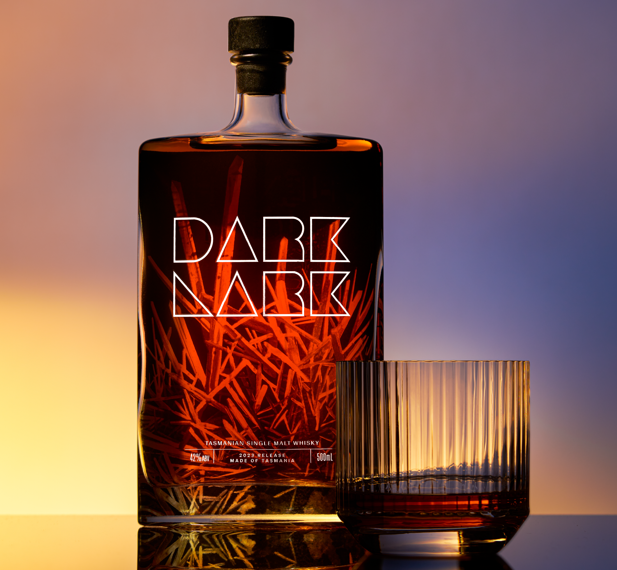 Igniting the glow with the help of a double-sided label - Multi